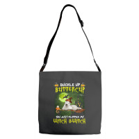 Siberian Husky Buckle Up Buttercup You Just Flipped My Witch Switch Adjustable Strap Totes | Artistshot