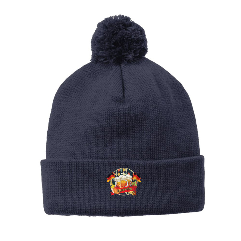 Oktoberfest Prost German Munich Beer Festival Pom Pom Beanie by MichaelAlavarado | Artistshot