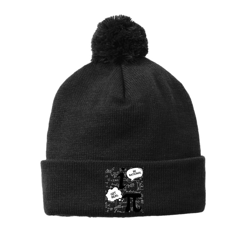 Be Rational Get Real Pom Pom Beanie by merlewilliamson | Artistshot