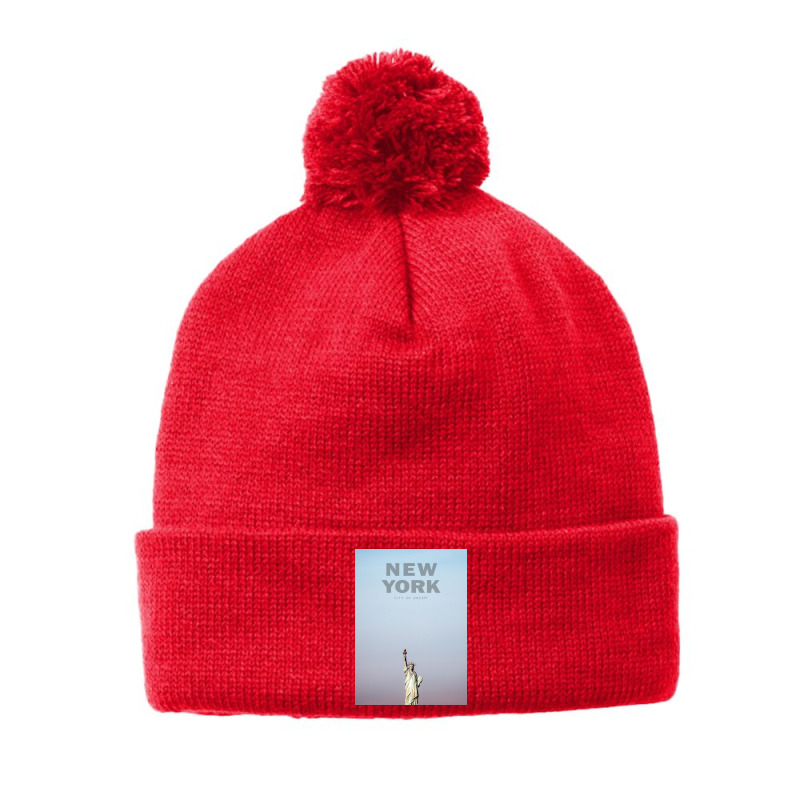 New York City Pom Pom Beanie by Pompoyo | Artistshot