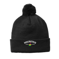 Mauritius Flag Lover T Shirt Pom Pom Beanie | Artistshot