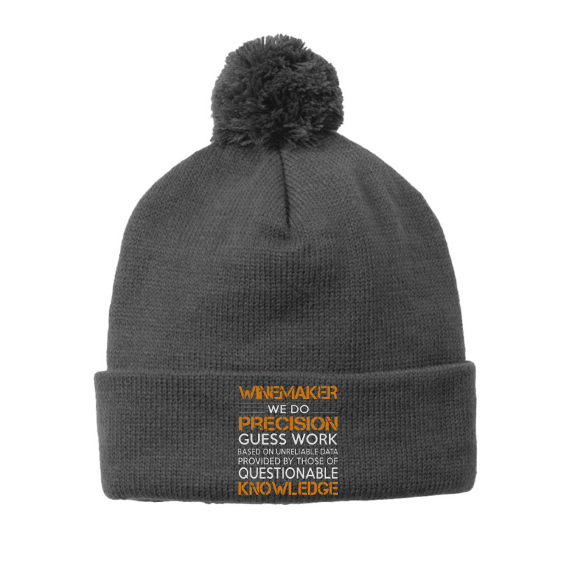 Awesome Shirt For Winemaker Pom Pom Beanie | Artistshot