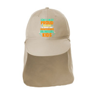 Proud School Teacher Bilingual Kids T Shirt Sun Shade Cap | Artistshot