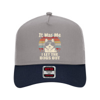 It Was Me I Let The Dogs Out Alaskan Malamute Lover T Shirt Mesh Back Trucker Hat | Artistshot