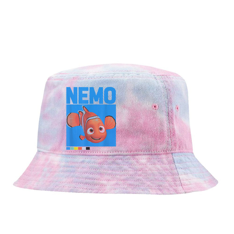 Finding Nemo Color Code Nemo T Shirt Tie Dyed Bucket Hat | Artistshot