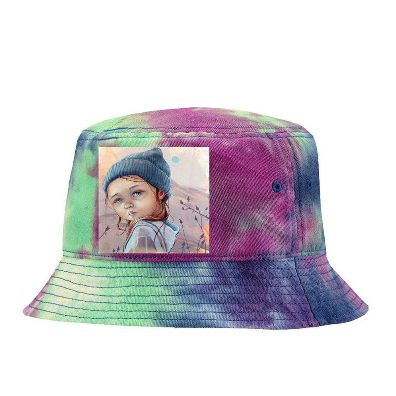 Giclee - Beautiful Children Tie Dyed Bucket Hat | Artistshot