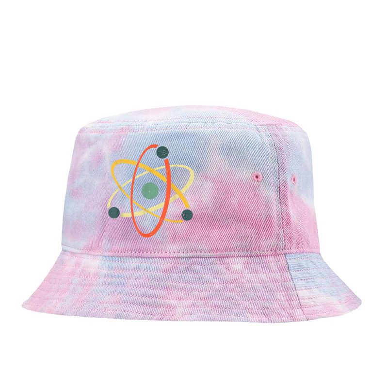 Cool Atom Art Men Women Biology Physics Chemistry Teacher T Shirt Tie Dyed Bucket Hat by AshleyPenez | Artistshot