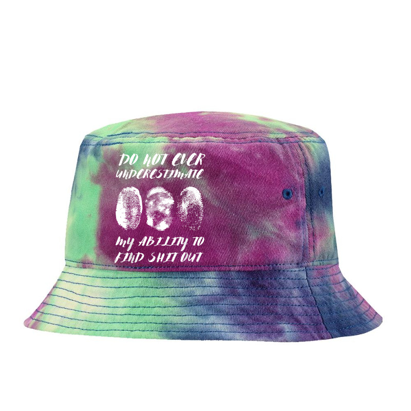 Sleuth Detective Spy And Private Investigator Agent T Shirt Tie Dyed Bucket Hat by AshleyPenez | Artistshot