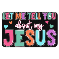 Let Me Tell You About My Jesus Atv License Plate | Artistshot