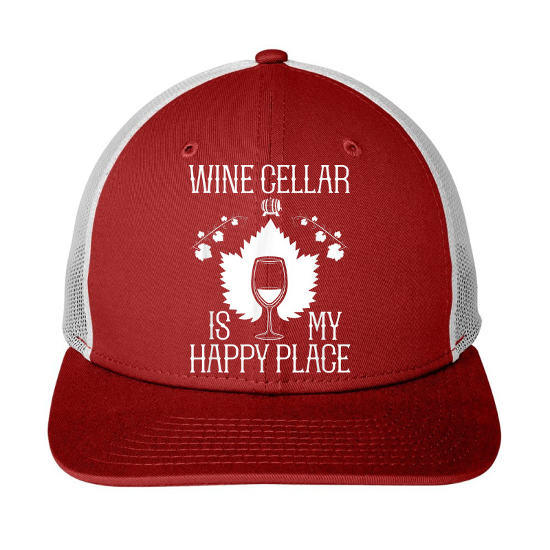 Wine Cellar Happy Sommelier Place Corkscrew Winemaker Winery T Shirt Snapback Trucker Cap | Artistshot