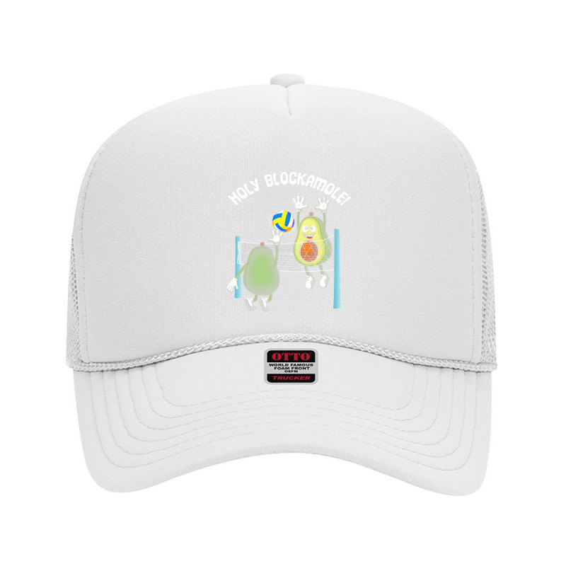 Holy Blockamole! Guacamole Player Blocker Volleyball T Shirt Foam Trucker Hat by bakien89 | Artistshot