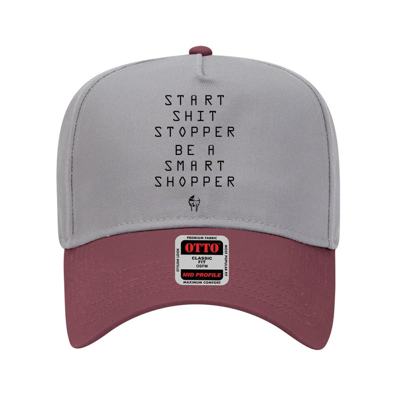 Start Shit Stopper, Be A Smart Shopper   Song Lyrics Adjustable Baseball Cap | Artistshot