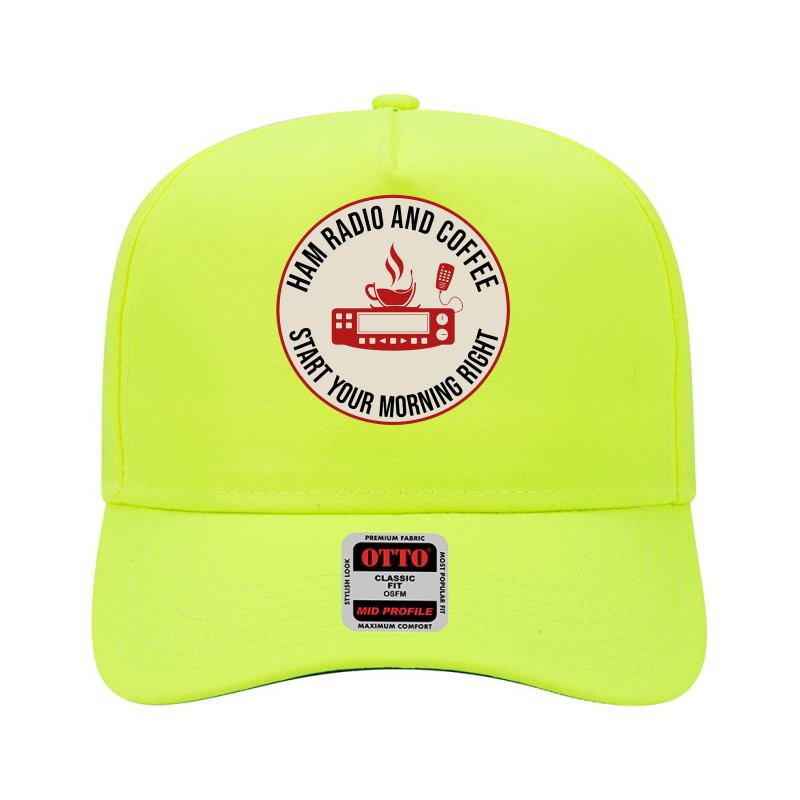 Ham Radio And Coffee Amateur Radio Operator Adjustable Baseball Cap by cm-arts | Artistshot