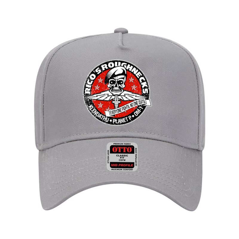 Rico's Roughnecks Weathered   Starship Troopers Adjustable Baseball Cap by arthubnco | Artistshot