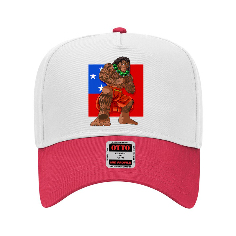 Samoan Pride Polynesian Haka Dance Samoa Flag Adjustable Baseball Cap by cm-arts | Artistshot