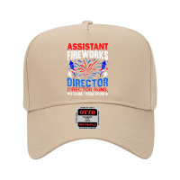 Assistant Fireworks Director Usa Independence Day July 4th Adjustable Baseball Cap | Artistshot