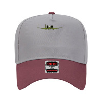 Retro Warplane A10 Thunderbolt Warthog Plane Fighter Jet Adjustable Baseball Cap | Artistshot