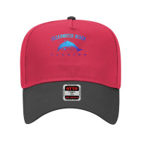 Clearwater Beach Florida Dolphin Lover Scuba Diving Vacation Adjustable Baseball Cap | Artistshot