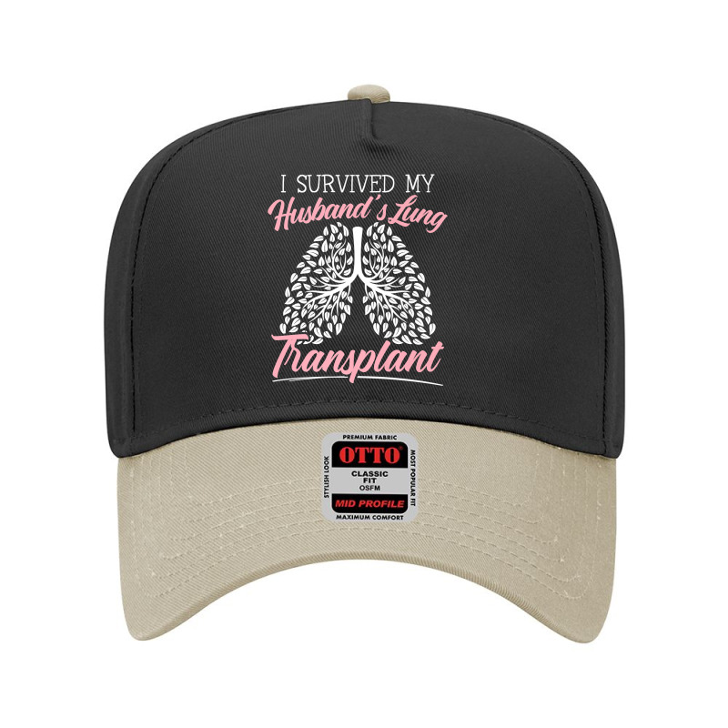 I Survived My Husband's Lung Transplant Organ Donation Premium T Shirt Adjustable Baseball Cap by cm-arts | Artistshot