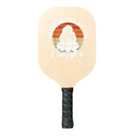 Life Is Better By The Campfire Vintage Retro Camping Pickleball Paddle | Artistshot