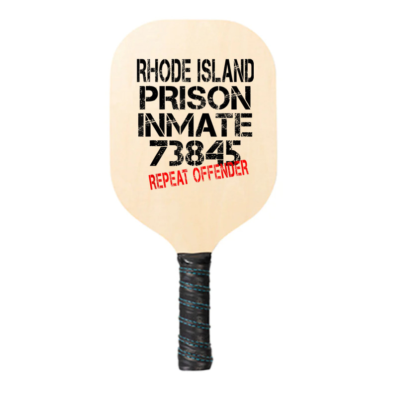 Halloween Rhode Island Prisoner Party Costume Tshirt Pickleball Paddle | Artistshot