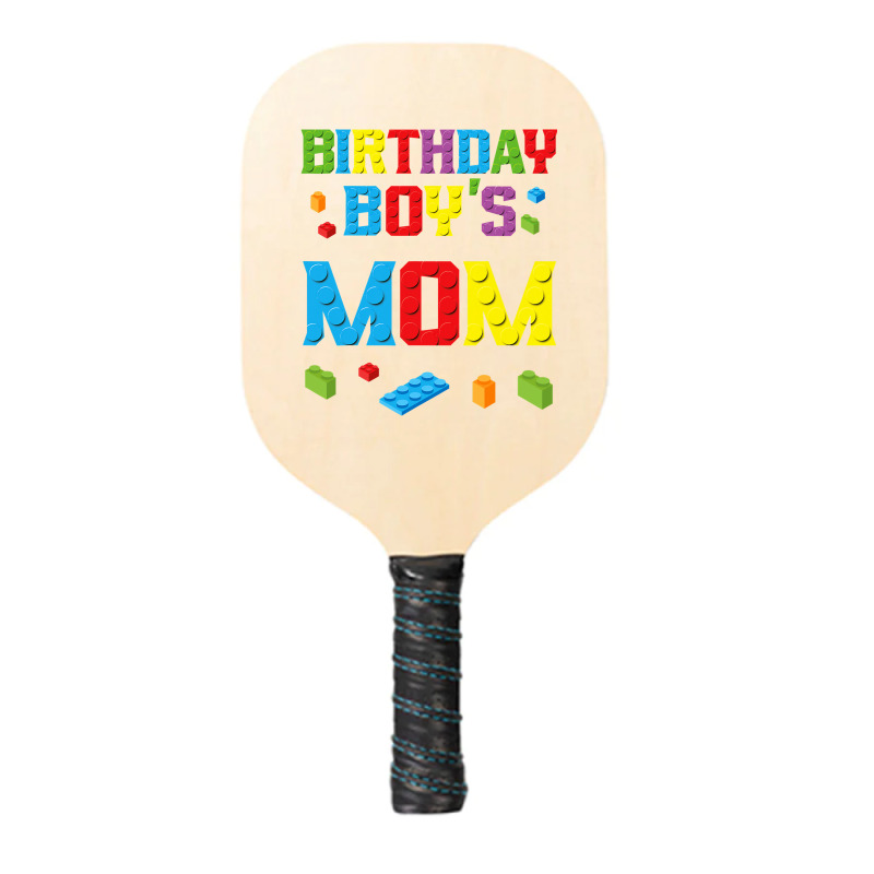 Master Builder Birthday Boy's Mom Building Bricks Blocks  Copy Pickleball Paddle | Artistshot