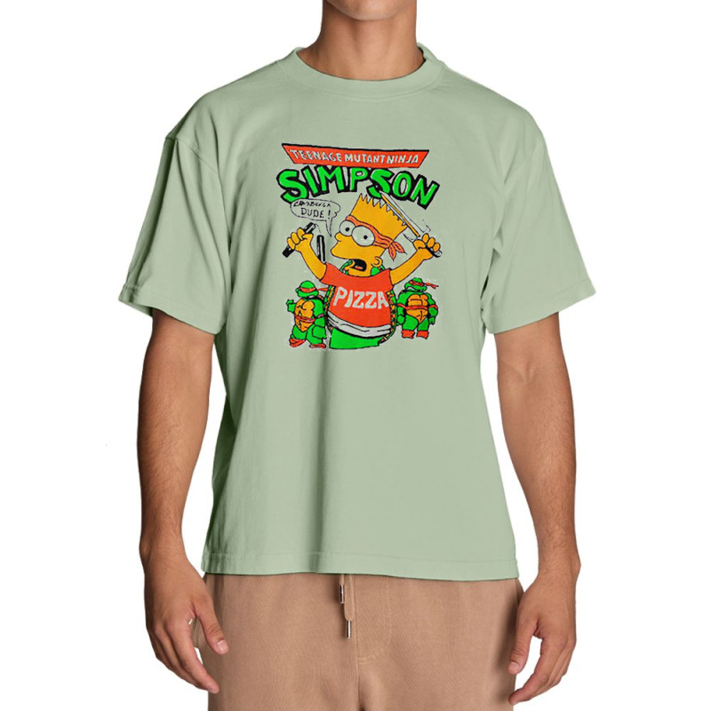 Teenage Mutant Ninja Simpson Urban Heavy T-shirt | Artistshot