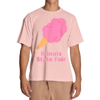 Illinois State Fair Pink Cotton Candy County Fair Urban Heavy T-shirt | Artistshot