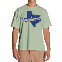 Friendswood Texas Tx Map Urban Heavy T-shirt | Artistshot