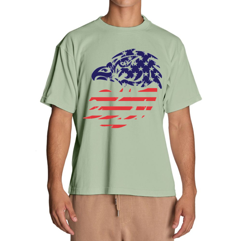 Patriotic Eagle, Patriotic Eagle Vintage, Patriotic Eagle Art, Patriot Urban Heavy T-shirt by cm-arts | Artistshot