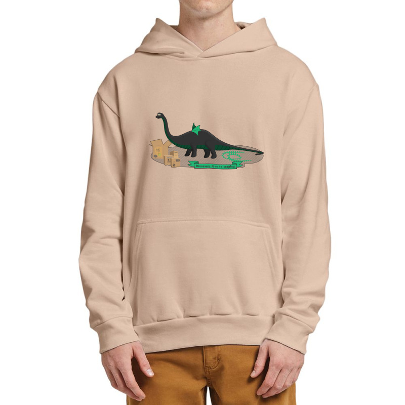 Dinosaurs Love To Cosplay Urban Pullover Hoodie | Artistshot