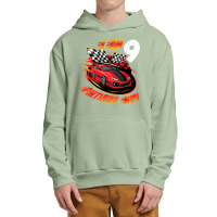 Race Car 9th Birthday Boy 9 Year Old Racing Car Driver Urban Pullover Hoodie | Artistshot