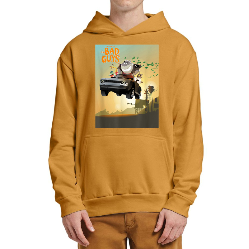 The Bad Guys Group Getaway Car Poster Urban Pullover Hoodie | Artistshot