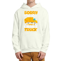 Sorry I'm Late I Saw A Garbage Truck Birthday Party Urban Pullover Hoodie | Artistshot