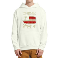 Normal Isn't Coming Back But Jesus Is Revelation 14 Vintage Urban Pullover Hoodie | Artistshot