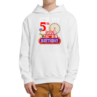 It's My 5th Birthday Ringmaster Circus Theme Carnival Bday Urban Pullover Hoodie | Artistshot