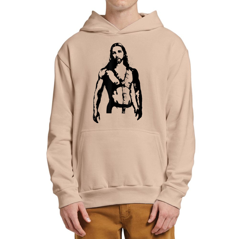 Sexy Jesus In Bdsm Harness Gay Pride Urban Pullover Hoodie | Artistshot