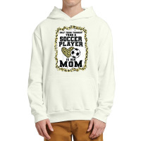 Womens Soccer Player Mom Heart Soccer Mom Urban Pullover Hoodie | Artistshot