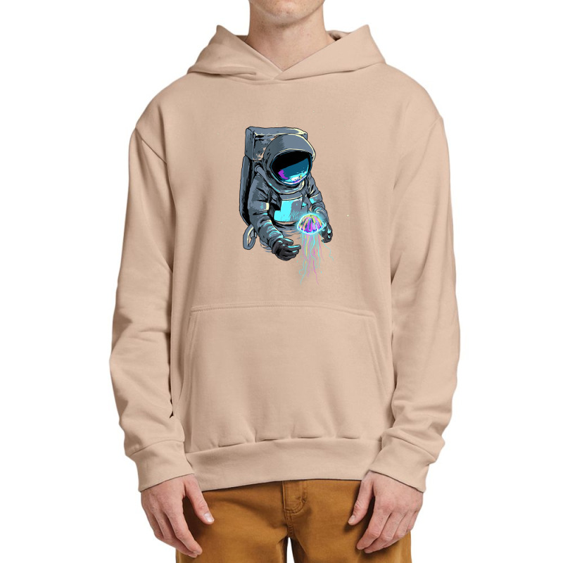 Space Jelly Fish Astronaut Science Galaxy Spaceman Cosmonaut Urban Pullover Hoodie | Artistshot