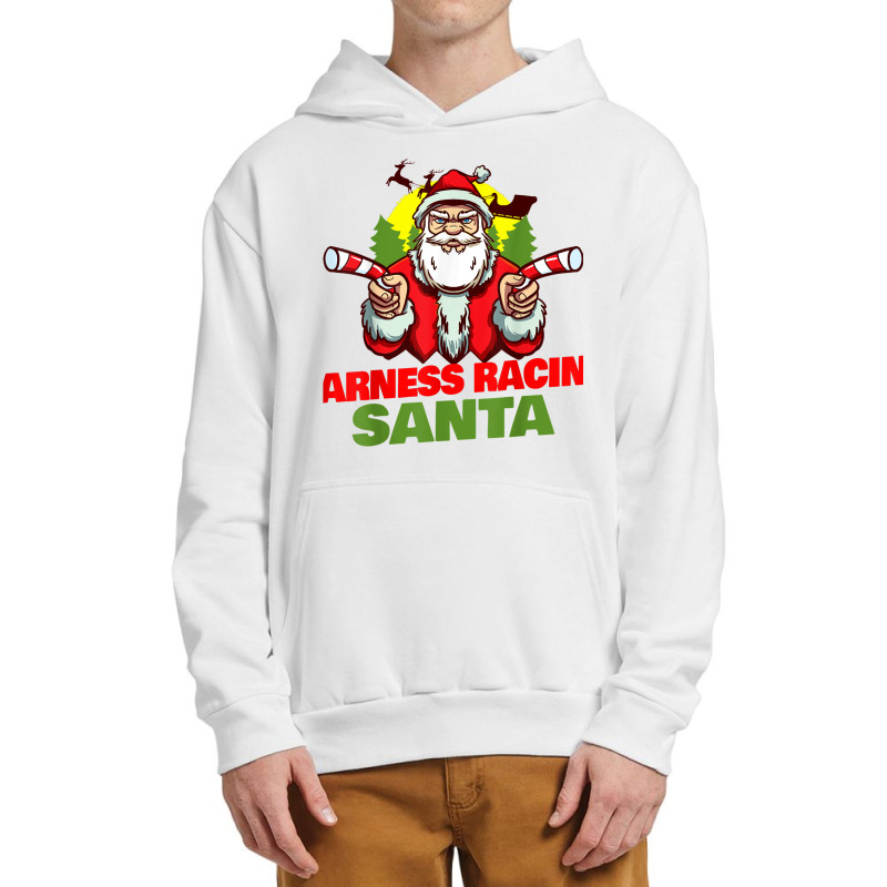 Harness Racing Santa Claus Christmas Holiday Harness Racing Urban Pullover Hoodie | Artistshot