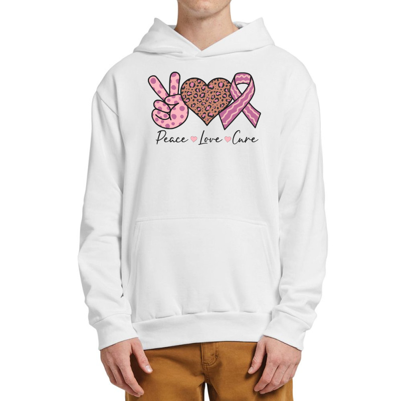 Peace Love Cure T Shirt Urban Pullover Hoodie | Artistshot