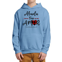 Dia De La Madre Shirt Abuela Eres Amor Incondicional Spanish Zip Hoodi Urban Pullover Hoodie | Artistshot