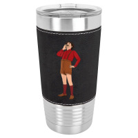 Yodel Illustration Design For A Yodeler Leatherette Tumbler | Artistshot