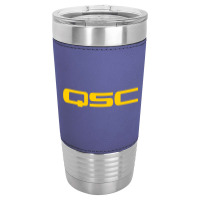 Qsc Orange Subwoofer Leatherette Tumbler | Artistshot