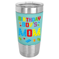 Master Builder Birthday Boy's Mom Building Bricks Blocks  Copy Leatherette Tumbler | Artistshot