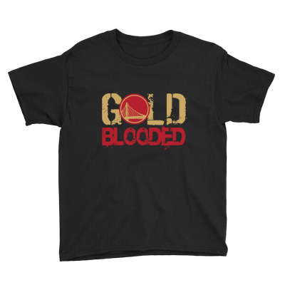 Gold Blooded Youth Tee Designed By Funny Arttt