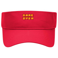 Game Over Vintage Retro Video Games Gaming Gift Arcade T Shirt Visor Hat | Artistshot