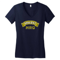 Vincent Hrd Style Motorcycle Women's V-neck T-shirt | Artistshot