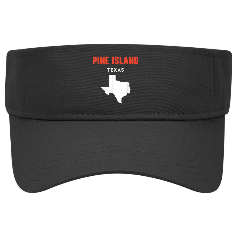 Pine Island Texas Usa State America Travel Texas T Shirt Visor hat by bendlelobeltzoer | Artistshot