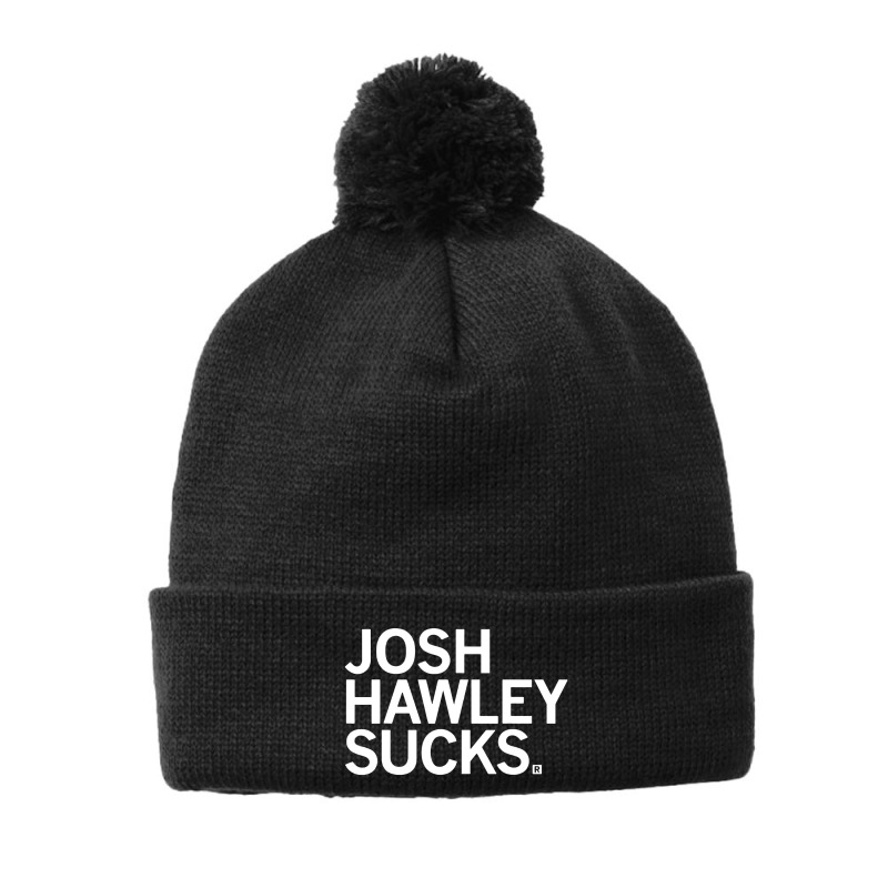 Josh Hawley Run Free Funny Hawley Running Pom Pom Beanie by Ngecrit | Artistshot